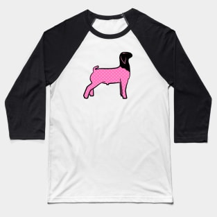 Pink Hearts Market Goat - NOT FOR RESALE WITHOUT PERMISSION Baseball T-Shirt